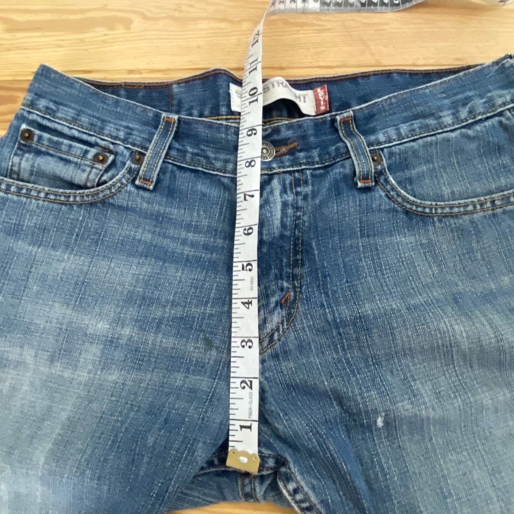 LEVIS Zipper-fly 514 CUTOFF Jean SHORTS 30/10.5 inseam Red Tab Stretch - Picture 8 of 10